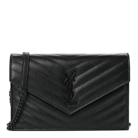 ysl black envelope bag large size